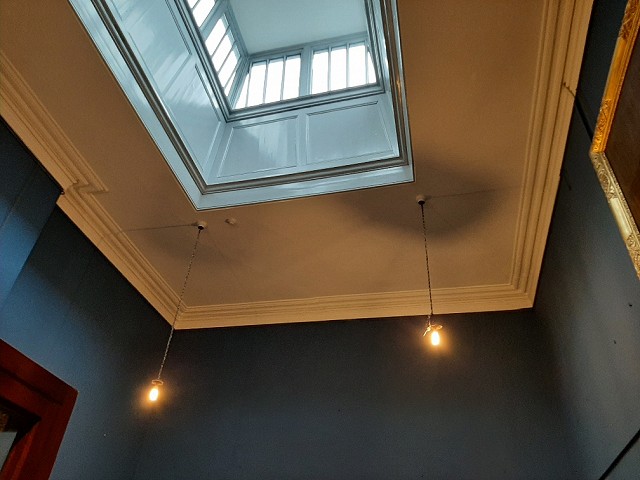 Repaired ceiling in Townshend Room