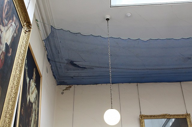 Damaged Ceiling in Townshend Room
