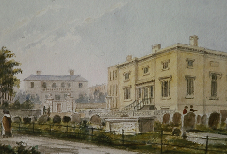 Painting of the museum